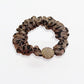 Elegante Strass-Steinchen Mesh Haargummis