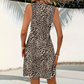 📢Mid-Season Sale: −50% nur für kurze Zeit⏰Damen Minikleid mit V-Ausschnitt & Leopardenmuster