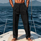 👖 Herren-Leinenhose – atmungsaktiv, locker geschnitten & vielseitig für Sport, Alltag & entspannte Tage 🌿