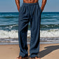 👖 Herren-Leinenhose – atmungsaktiv, locker geschnitten & vielseitig für Sport, Alltag & entspannte Tage 🌿