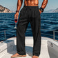 👖 Herren-Leinenhose – atmungsaktiv, locker geschnitten & vielseitig für Sport, Alltag & entspannte Tage 🌿