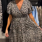 🔥Sommer-Schnäppchen 49％ RABATT💝Modisches Maxikleid mit Leopardenmuster für Damen
