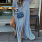 🌸Was soll ich morgen anziehen?💐Gestreifte Strickjacke Loose Large Size Unregelmäßiges Kleid
