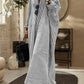 🌸Was soll ich morgen anziehen?💐Gestreifte Strickjacke Loose Large Size Unregelmäßiges Kleid