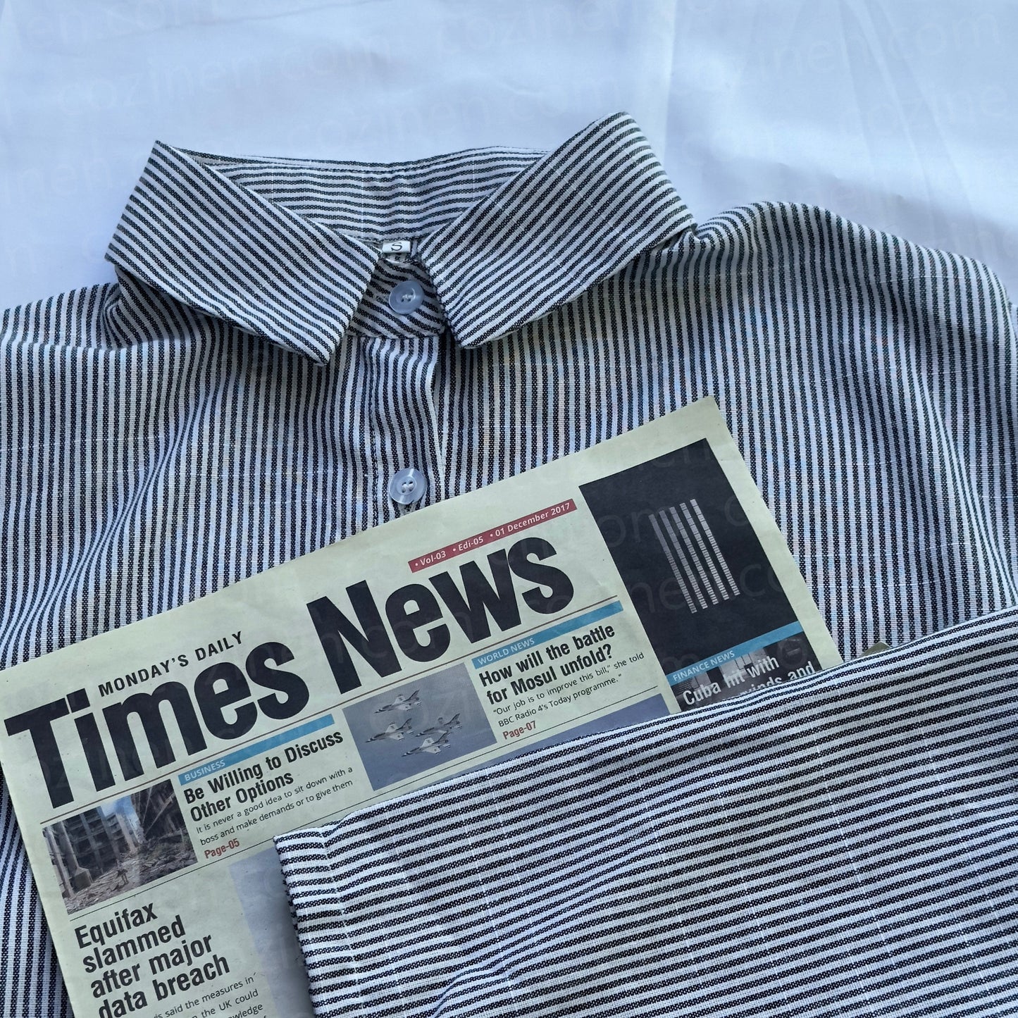 🌸Was soll ich morgen anziehen?💐Gestreifte Strickjacke Loose Large Size Unregelmäßiges Kleid