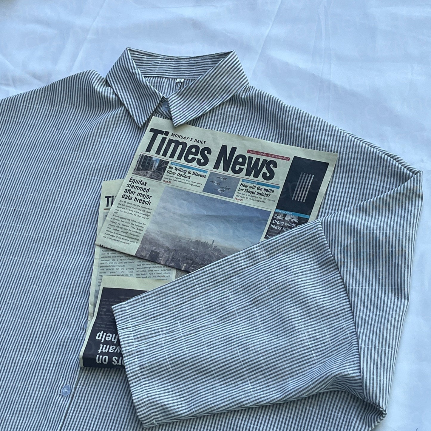 🌸Was soll ich morgen anziehen?💐Gestreifte Strickjacke Loose Large Size Unregelmäßiges Kleid