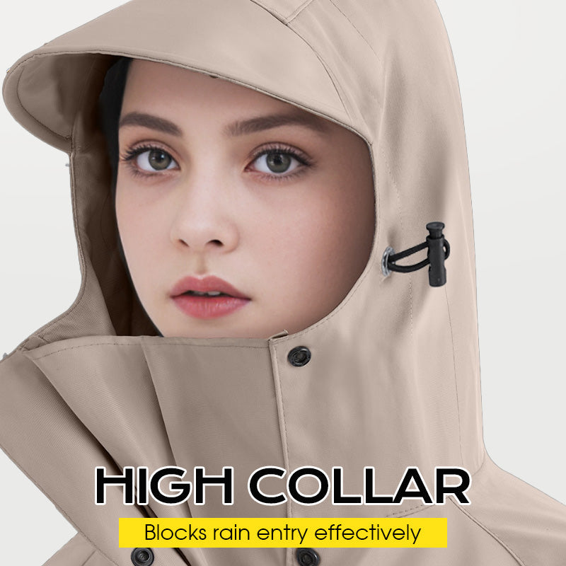 🌧️Übergroßer E-Bike Regenponcho mit Kapuze - Unisex Design für alle Fahrer