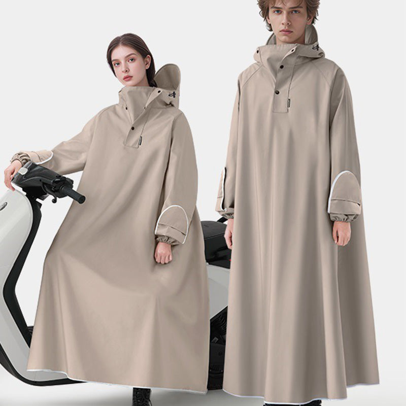 🌧️Übergroßer E-Bike Regenponcho mit Kapuze - Unisex Design für alle Fahrer