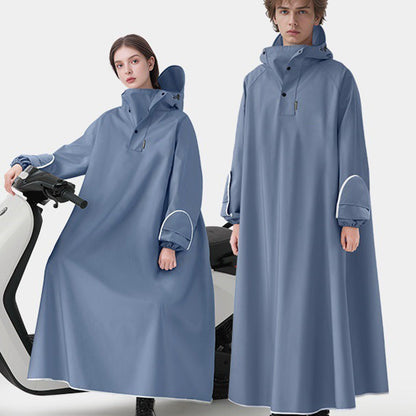 🌧️Übergroßer E-Bike Regenponcho mit Kapuze - Unisex Design für alle Fahrer