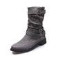 ✨Herbst-Neuheiten: Damen Stiefeletten mit niedrigem Absatz und Schnalle