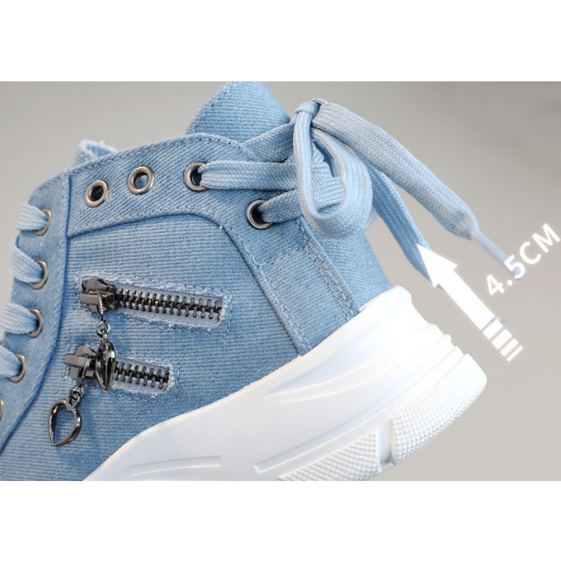 💖2025 Neuzugänge💖Lässige Canvas-Schuhe für Damen mit dicker Sohle