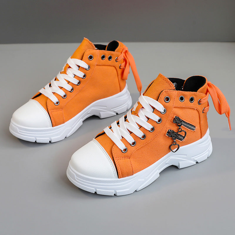 💖2025 Neuzugänge💖Lässige Canvas-Schuhe für Damen mit dicker Sohle