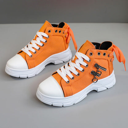 💖2025 Neuzugänge💖Lässige Canvas-Schuhe für Damen mit dicker Sohle