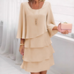 👗✨ Damen Kleid mit Rundhalsausschnitt – Locker & Figurbetont, Elegantes Design