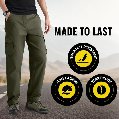 👖 JETZT 50 % RABATT! 🏃 Herren-Cargohose mit mehreren Taschen – atmungsaktives Material und moderner Schnitt für Outdoor- oder Stadtaktivitäten 🏙️📦
