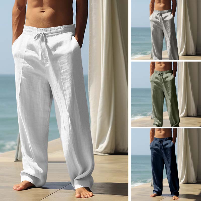 Locker geschnittene gerade Hose für Herren – bequem, luftig & vielseitig – ideal für Alltag, Freizeit & Arbeit