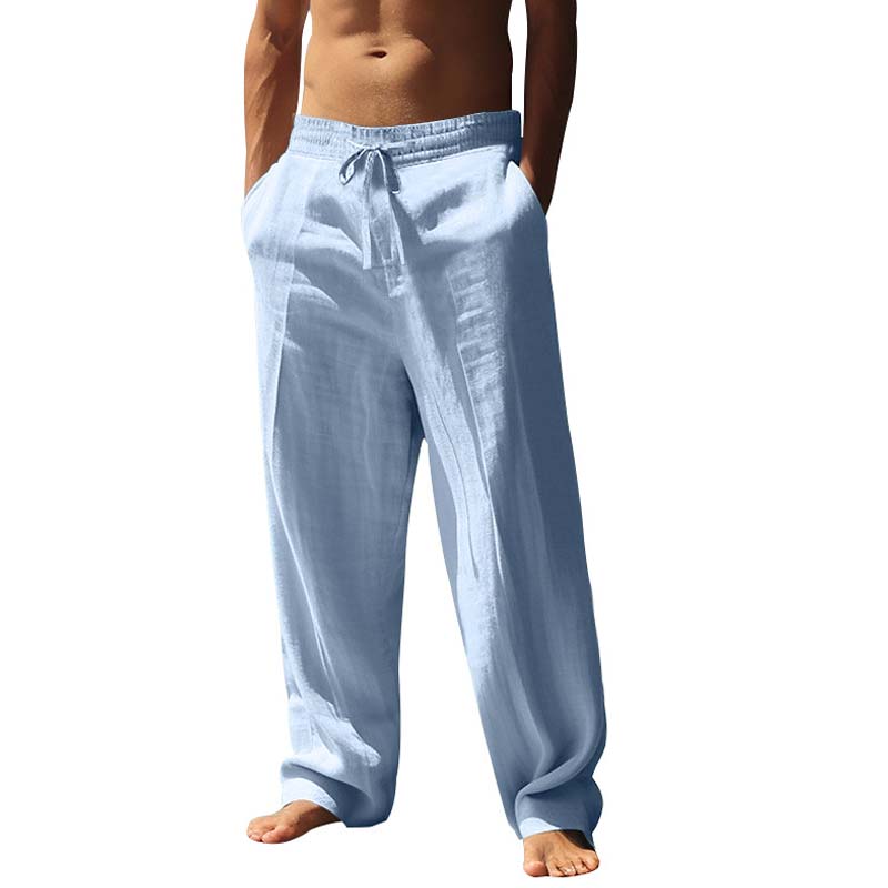 Locker geschnittene gerade Hose für Herren – bequem, luftig & vielseitig – ideal für Alltag, Freizeit & Arbeit