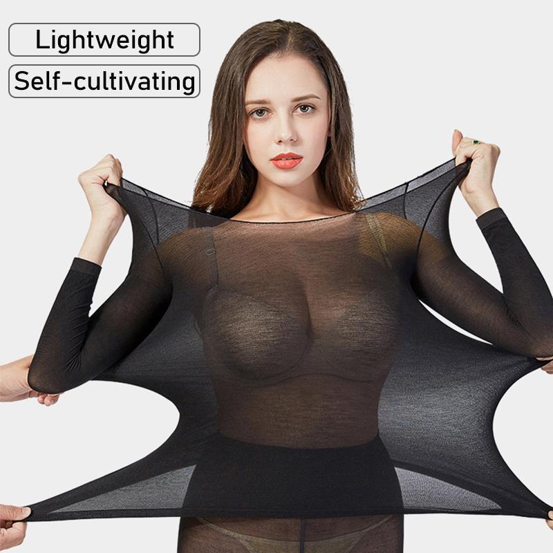 💖Black-Friday-Mega-Angebot – 50 % Rabatt!💖 Nahtlose Elastische Thermounterwäsche - Atmungsaktives Material mit Leichter Stütze für Unsichtbaren Komfort den Ganzen Tag 🌸✨