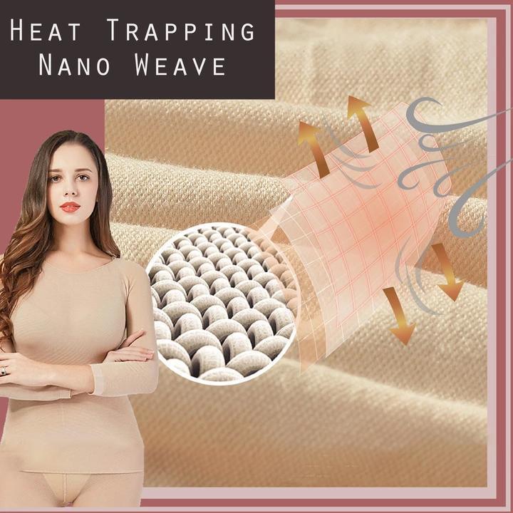 💖Black-Friday-Mega-Angebot – 50 % Rabatt!💖 Nahtlose Elastische Thermounterwäsche - Atmungsaktives Material mit Leichter Stütze für Unsichtbaren Komfort den Ganzen Tag 🌸✨