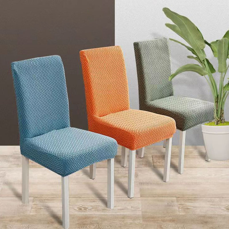 🪑 50 % Rabatt! Elegante Jacquard-Stuhlhusse mit Karomuster – Stretch Stuhlbezug für Esszimmerstühle