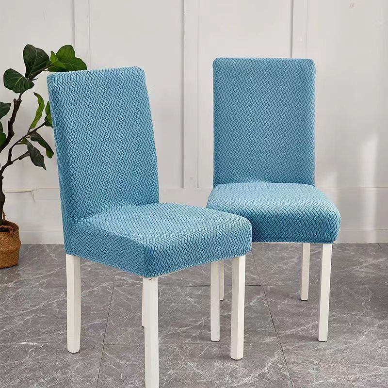 🪑 50 % Rabatt! Elegante Jacquard-Stuhlhusse mit Karomuster – Stretch Stuhlbezug für Esszimmerstühle