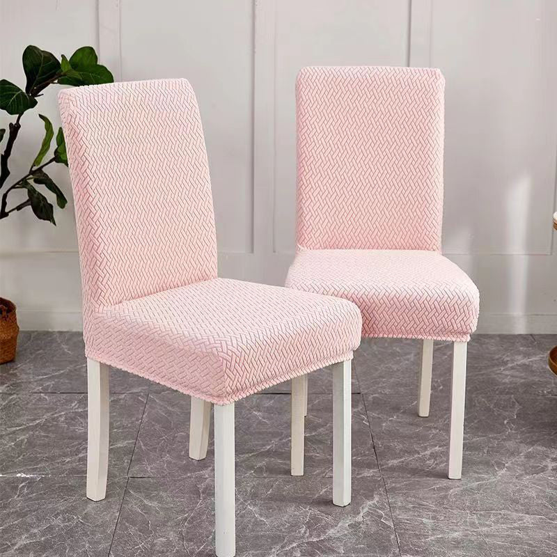 🪑 50 % Rabatt! Elegante Jacquard-Stuhlhusse mit Karomuster – Stretch Stuhlbezug für Esszimmerstühle