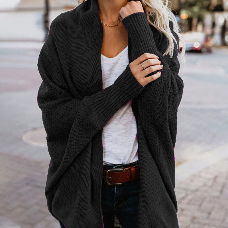 Langärmelige Strickjacke