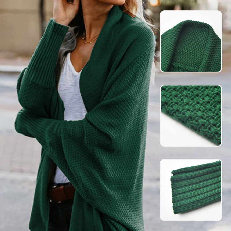 Langärmelige Strickjacke