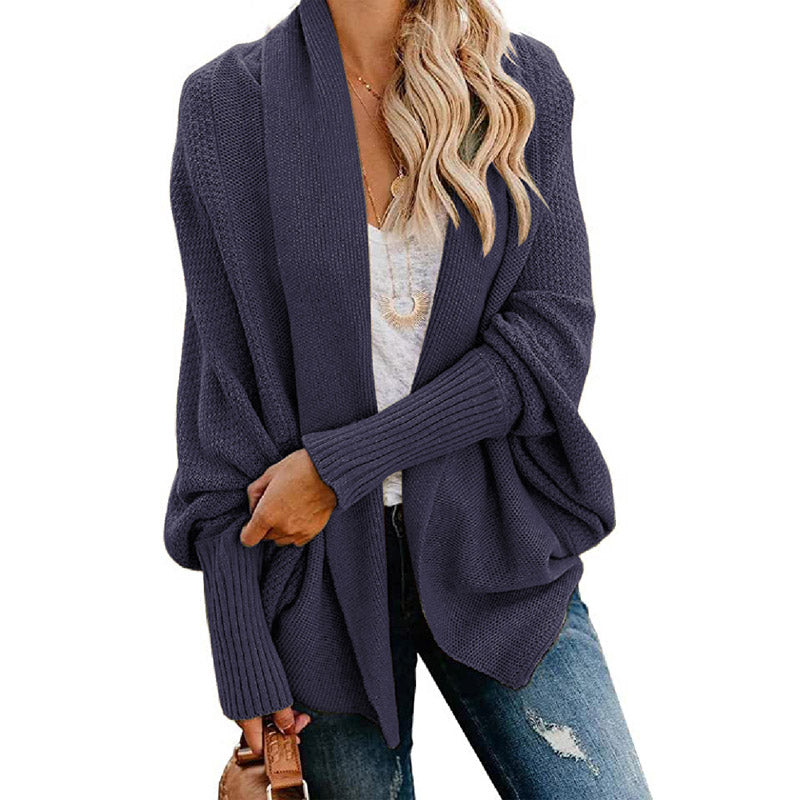 Langärmelige Strickjacke