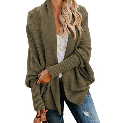 Langärmelige Strickjacke