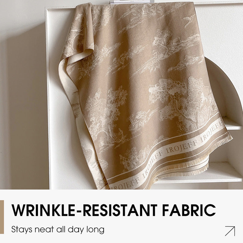 🔥Solange der Vorrat reicht 50 % Rabatt!🎉Künstlerisch gemusterter warmer Schal
