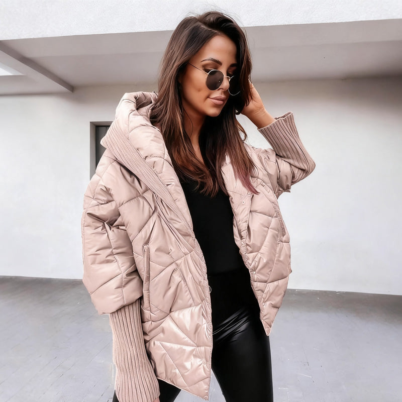 Damen Steppjacke mit Kapuze