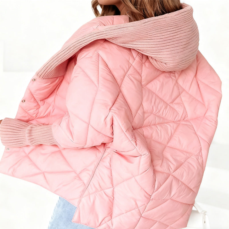Damen Steppjacke mit Kapuze