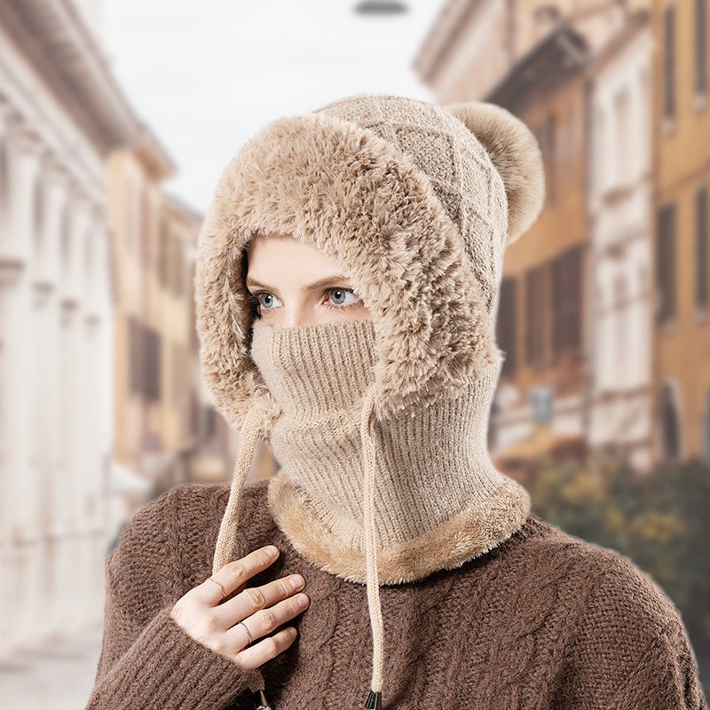 🔥Black-Friday-Mega-Angebot – 50 % Rabatt! 💖 3-in-1-Winter-Sturmhaube für Damen
