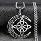 🔥Black-Friday-Mega-Angebot – 50 % Rabatt!🔥 Celtic Moon Pendant Necklace