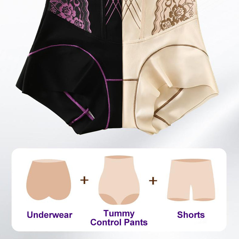 🔥Black-Friday-Mega-Angebot – 50 % Rabatt!🔥Hoch taillierte, nahtlose Formunterwäsche mit Bauchkontroll-Effekt