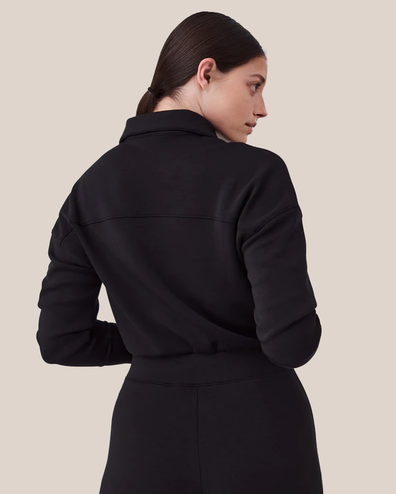 🔥AirEase Weitbein Jumpsuit-👏4-Wege-Stretch, Frontreißverschluss und praktische Taschen!