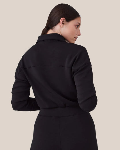 🔥AirEase Weitbein Jumpsuit-👏4-Wege-Stretch, Frontreißverschluss und praktische Taschen!