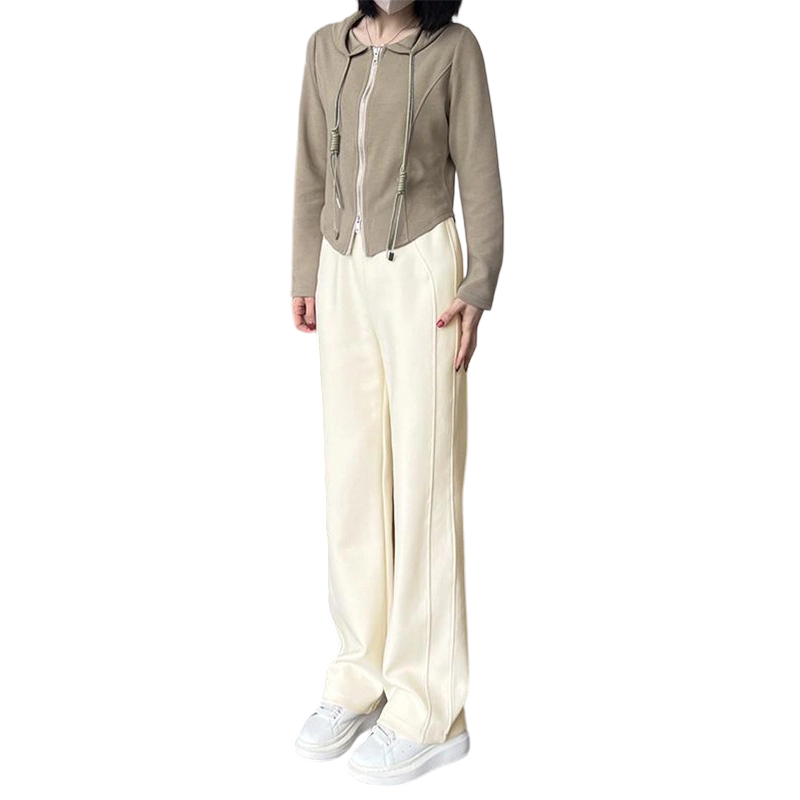 Women's High Waist Casual Straight Sweatpants