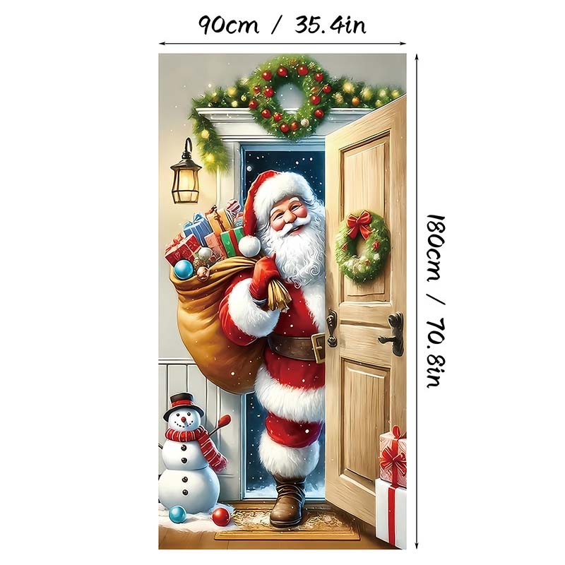 🎄 Weihnachts-Vorab-Angebot: 50% Rabatt! 🎅Weihnachts-Türverkleidung – sofort einsatzbereit für festliche Deko