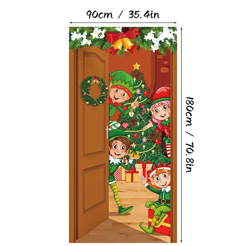 🎄 Weihnachts-Vorab-Angebot: 50% Rabatt! 🎅Weihnachts-Türverkleidung – sofort einsatzbereit für festliche Deko