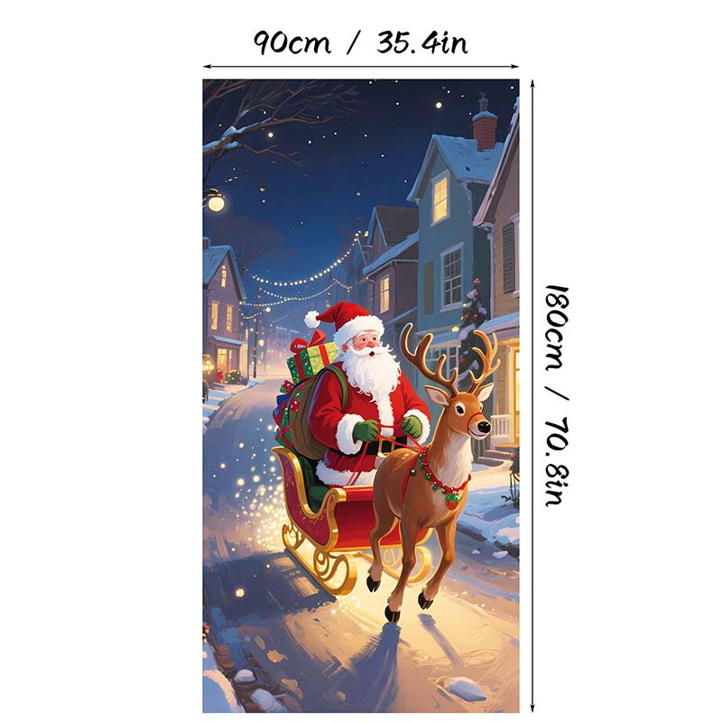 🎄 Weihnachts-Vorab-Angebot: 50% Rabatt! 🎅Weihnachts-Türverkleidung – sofort einsatzbereit für festliche Deko
