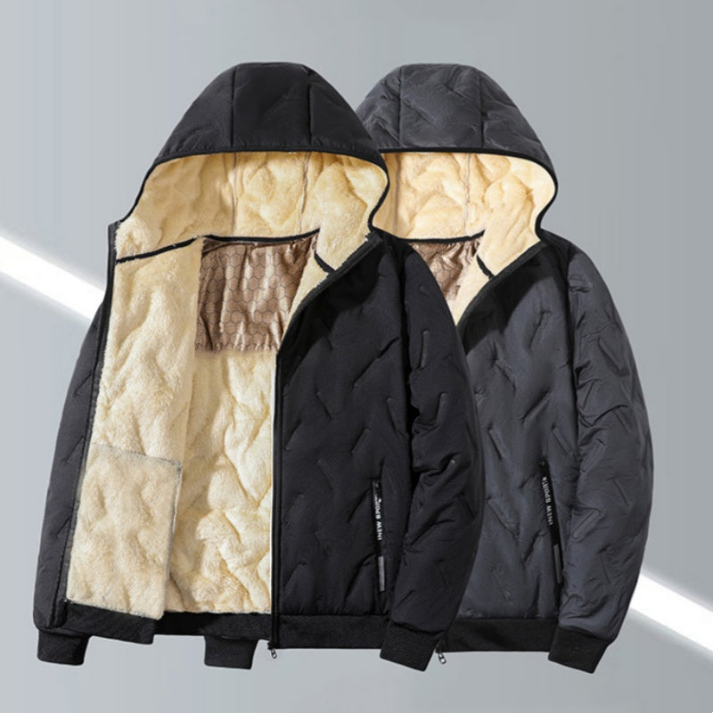 🔥Black-Friday-Mega-Angebot – 50 % Rabatt!🔥Herren Winter warmer Reißverschluss-Kapuzenmantel