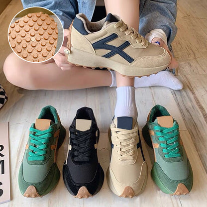 ⏰ 50 % RABATT – Nur für kurze Zeit ✨Modische Damen-Sneakers mit dicker Sohle