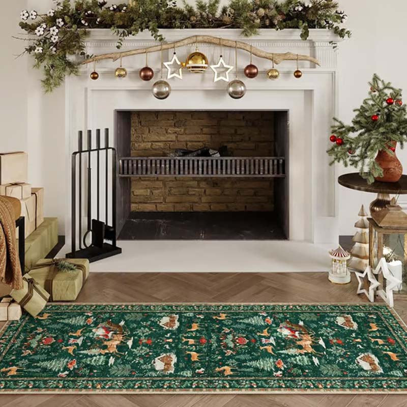 🎁 Ultiem Kerstgevoel Thuis – Zacht & Antislip Vloerkleed met Feestelijke Magie!