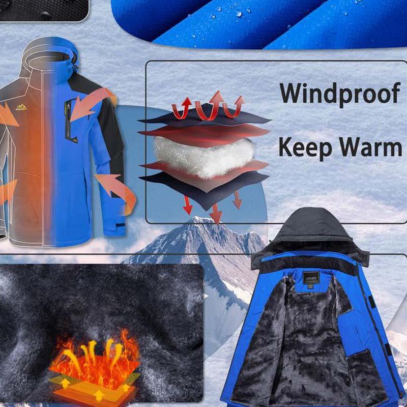 🔥Black-Friday-Mega-Angebot – 50 % Rabatt!🔥Herren Winterjacke wind- und wasserdicht