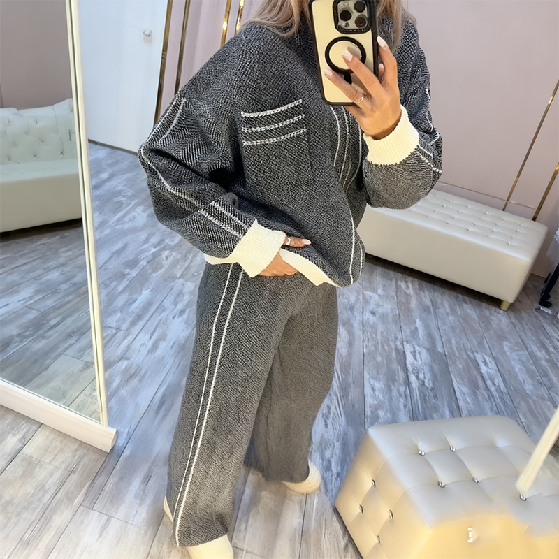 🔥Black-Friday-Mega-Angebot – 50 % Rabatt!🔥Modisches 2-teiliges Set aus Jacke und Hose für Damen