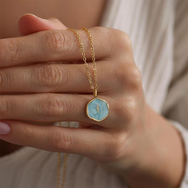 💖Black-Friday-Mega-Angebot – 50 % Rabatt!💖 Minimalist Faith Necklace for Women