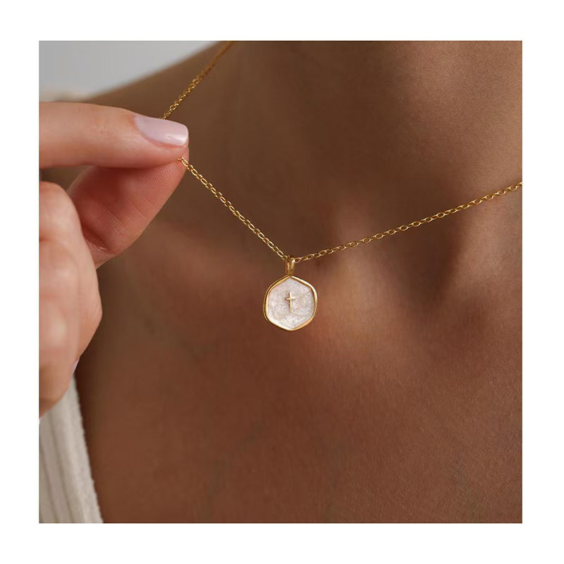 💖Black-Friday-Mega-Angebot – 50 % Rabatt!💖 Minimalist Faith Necklace for Women