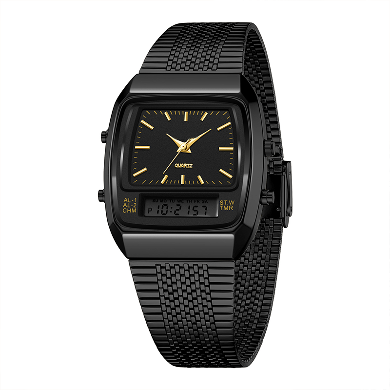 📢📢50 % Rabatt!!! 🎅LIEBIG Roman Retro Dual System Multifunktions-Digital-Sportuhr